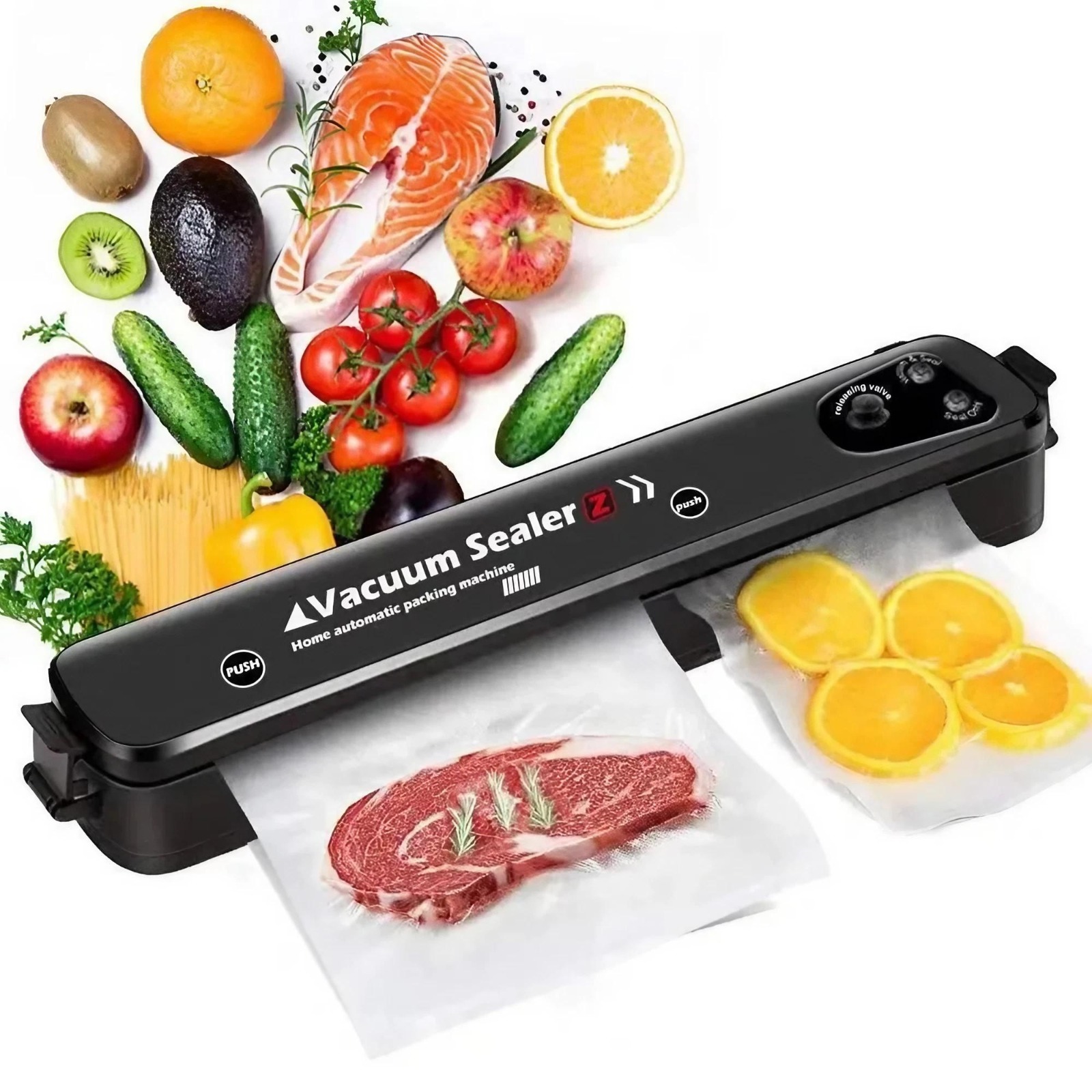 Meal Prep Vacuum Seal Containers - Автоматический вакуумный упаковщик для продуктов, портативный