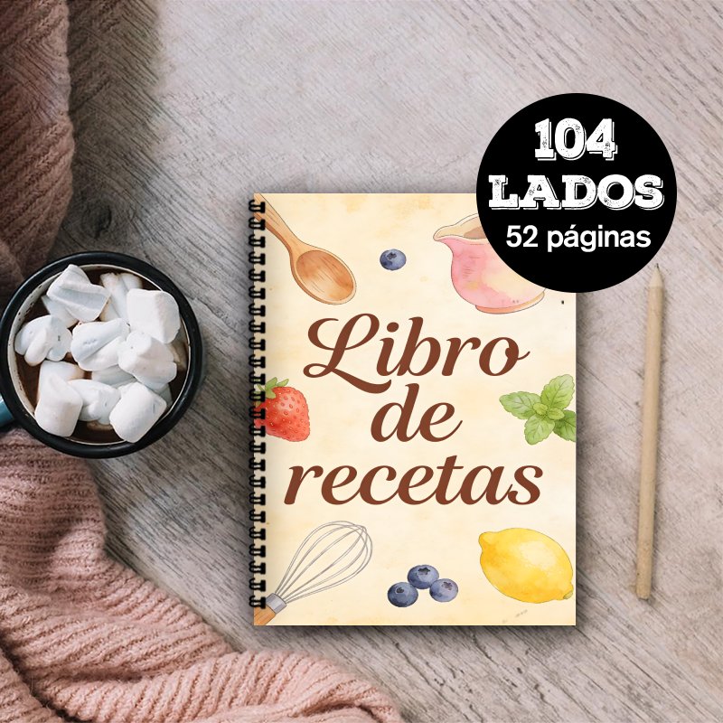 Meal Prep Recipes Healthy - Книга рецептов на испанском языке формата