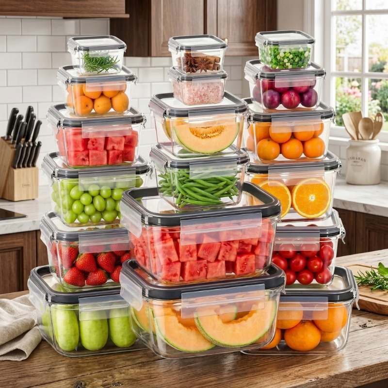 Набор из 18 стеклянных контейн – обзор и цена Meal Prep Glass Containers With Lids