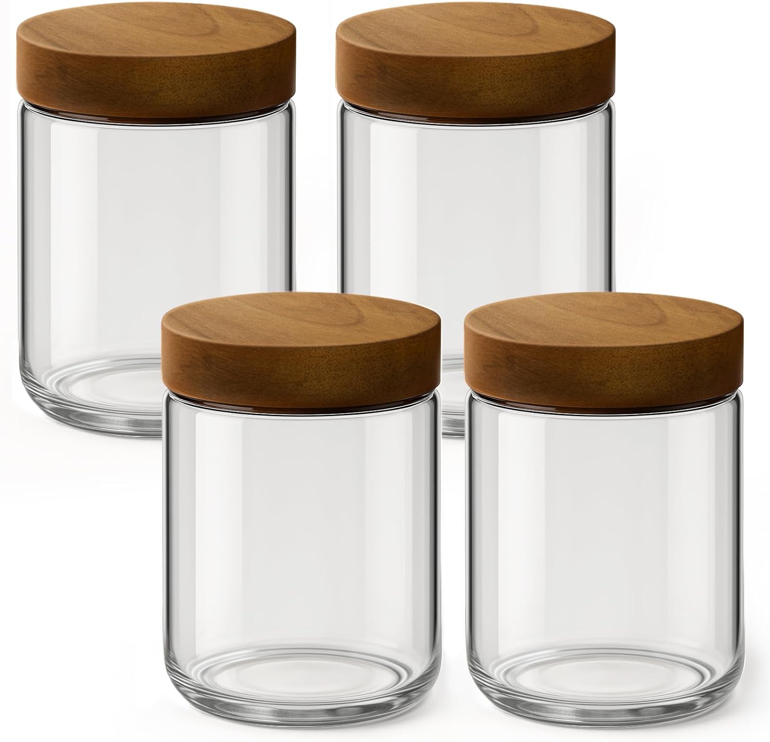 Набор из 4 стеклянных банок дл – обзор и цена Meal Prep Glass Containers With Lids