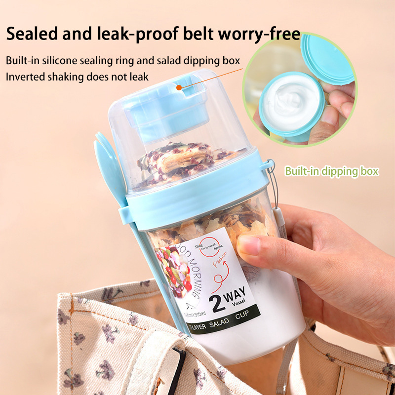 Портативный стакан для завтрак – обзор и цена Meal Prep Oatmeal Jars