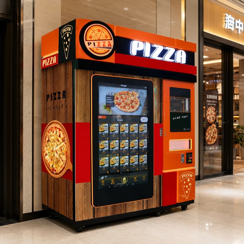 Автомат по продаже пиццы с фун – обзор и цена Meal Prep Vending Machine