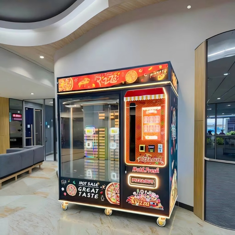 Автомат по продаже пиццы с фун – обзор и цена Meal Prep Vending Machine