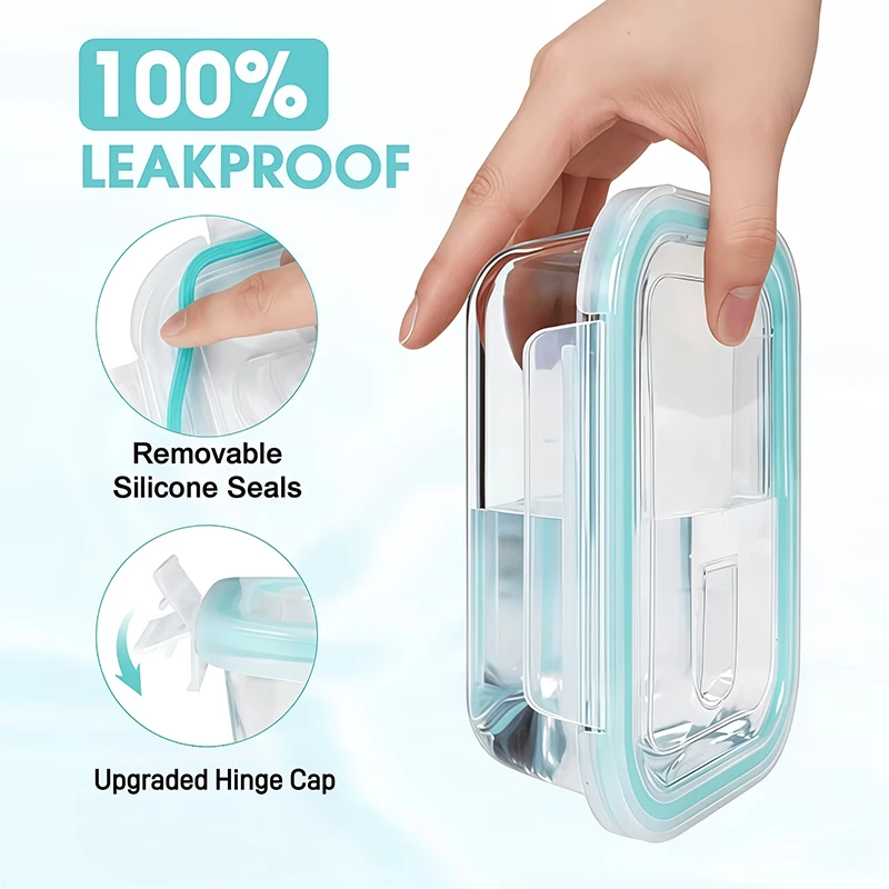 Ланч-бокс из боросиликатного с – обзор и цена Meal Prep Glass Containers With Lids