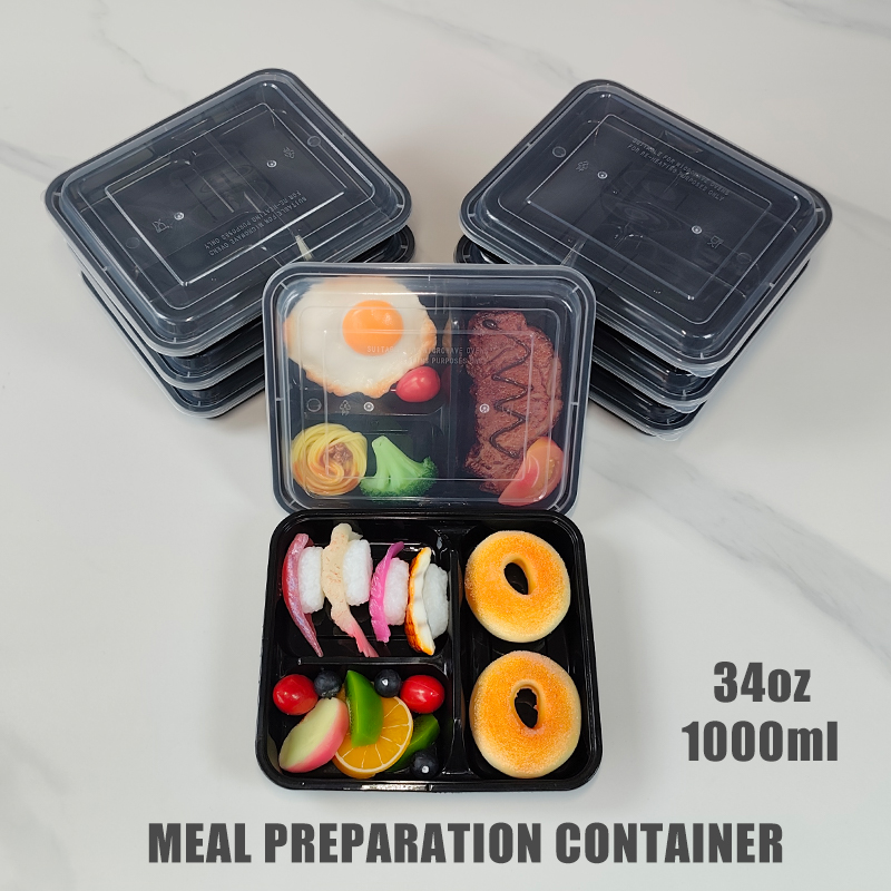 Контейнеры для еды с 3 отделен – обзор и цена Meal Prep Gym Food